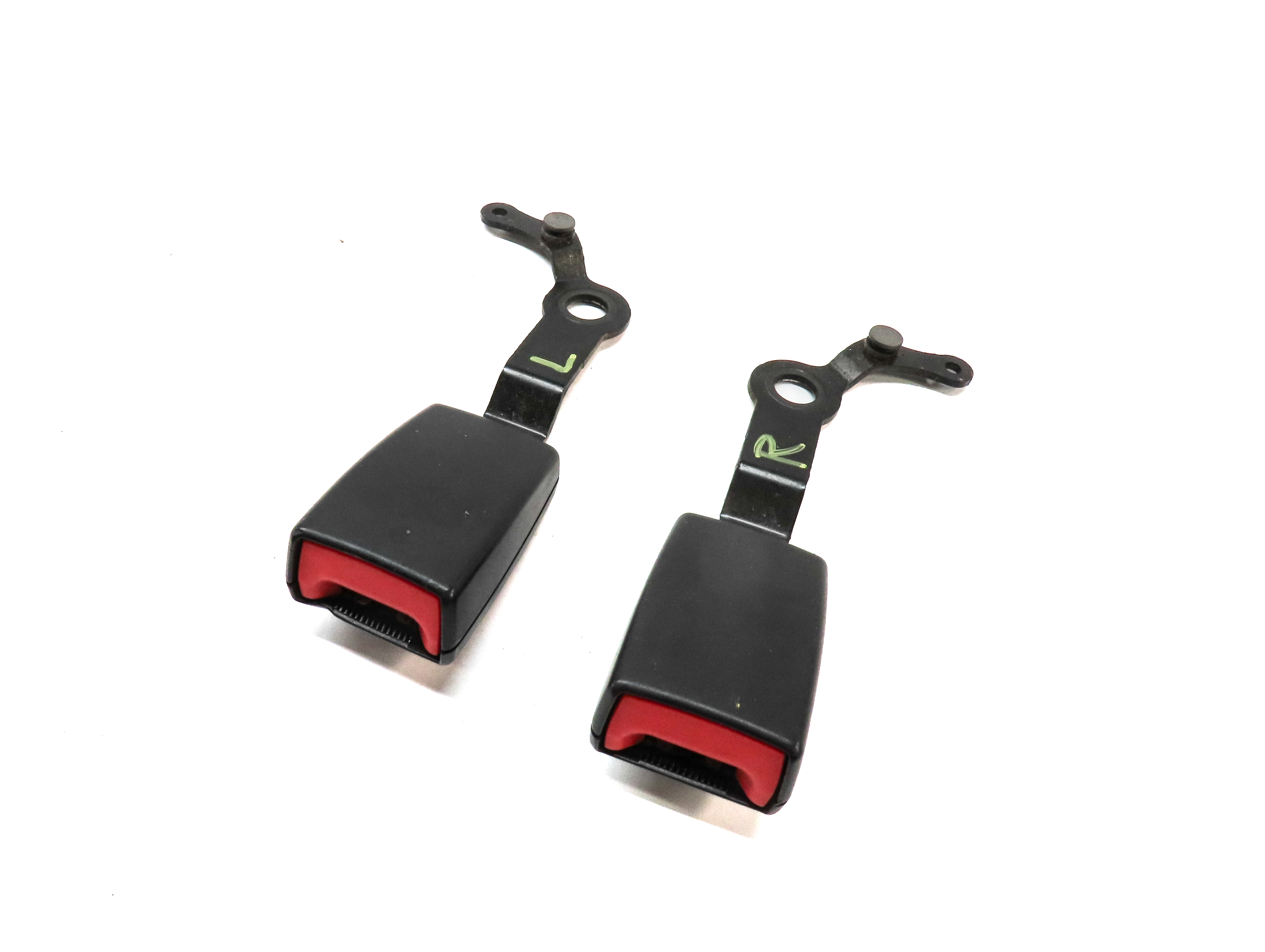 2008 LAND ROVER LR3 (L319) REAR 3RD ROW LEFT & RIGHT SEATBELT RETRACTOR SET 2 — exact item pictured
